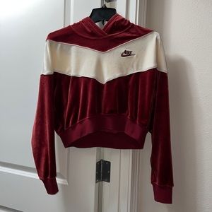 Nike velour sweater